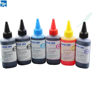 

6 x 100ML dye ink Refill Ink kit for canon TS6140 TS6240 TS6340 TR7540 TR8540 TS704 TS9540 TS9541C ink cartridge and CISS