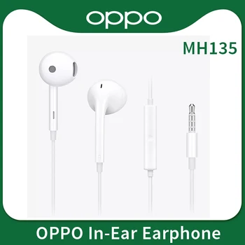 

OPPO Earphone MH135 Headsets Built-in Microphone 3.5mm Plug Type-C Wire Earphone For Smartphone FIND X R17 Pro Reno 10 3 3 Pro