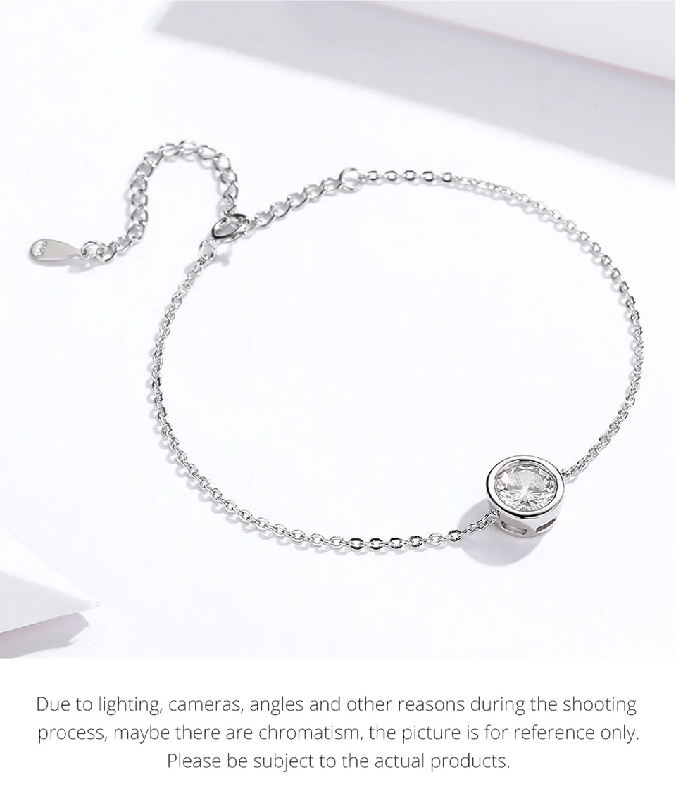 Bamoer Genuine 925 Sterling Silver Evil Eye Bracelet Turkish Blue Tennis Chain Guardian Original for Women Pure Fine Jewelry