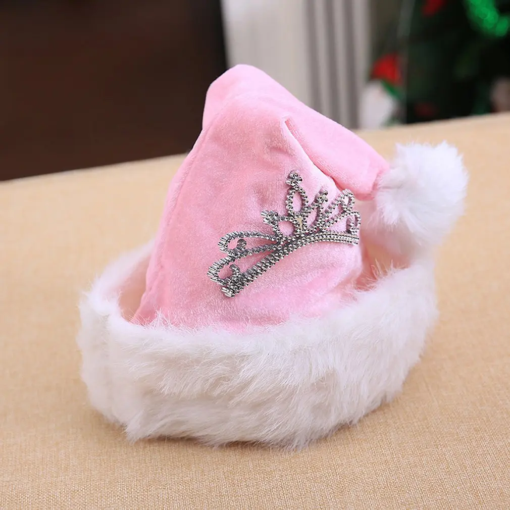 Workmanship Ensure This Santa Claus Hat Will Last For Many Seasons Christmas Decorations Crown Christmas Plush Hat