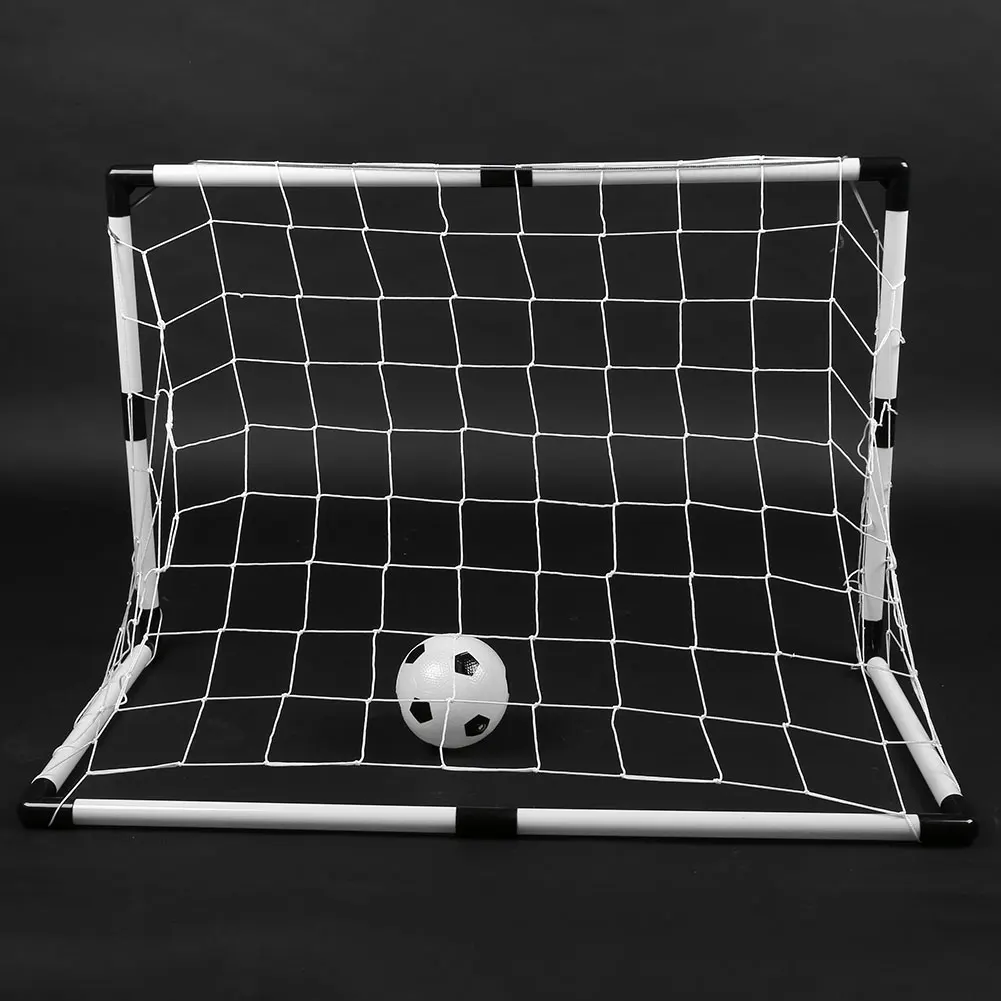 Мяч для мини-футбола 2 X Goal Nets твердый крючок для стеллажа DIY W/Ball белые наборы игры хобби игрушки и игры футбольные ворота игрушечные