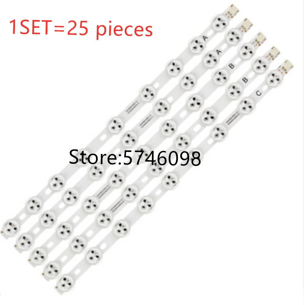NEW LED backlight strip For 40" NDV REV1.0 ABC 39PF3025D 40L1333DB P40LED13 VES390UNDC-01 VES400UNDC-01