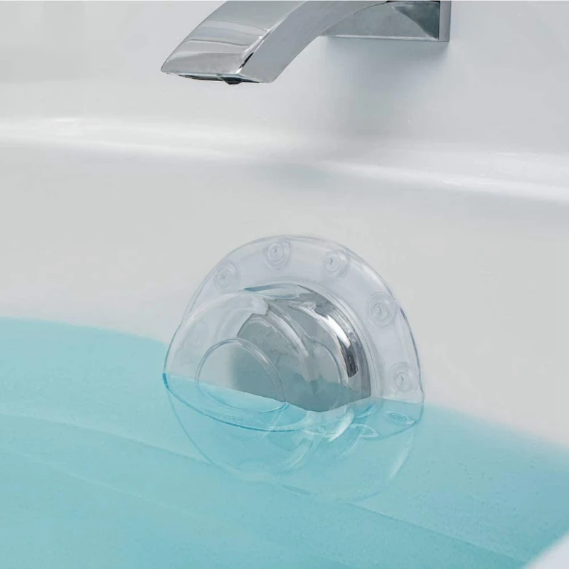 Bathtub Overflow Drain Cover Suction Cup Seal Stopper for Deeper Bath Bathroom Drains | Обустройство дома