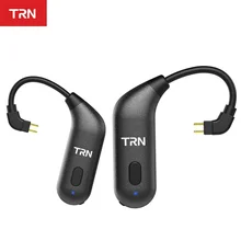 TRN BT20S беспроводной HDMI Bluetooth 5,0 ушной крючок HIFI наушники 2PIN/разъем MMCX для TRN X6/IM1/IM2/V80/v30 Revonext QT5/QT2