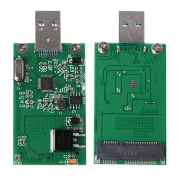 

MSATA SSD to USB 3.0 Adapter Card ASM1153E High Speed Mobile U Disk Converter