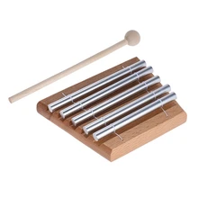 Детская 5 тон Настольный ветряной колокольчик с украшением в форме развивающая музыкальная игрушка ударный инструмент и Пластик хирургии