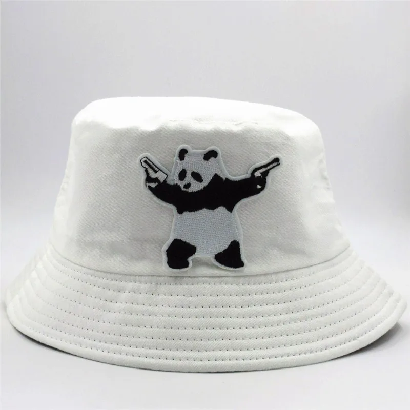 LDSLYJR Cartoon panda embroidery cotton 