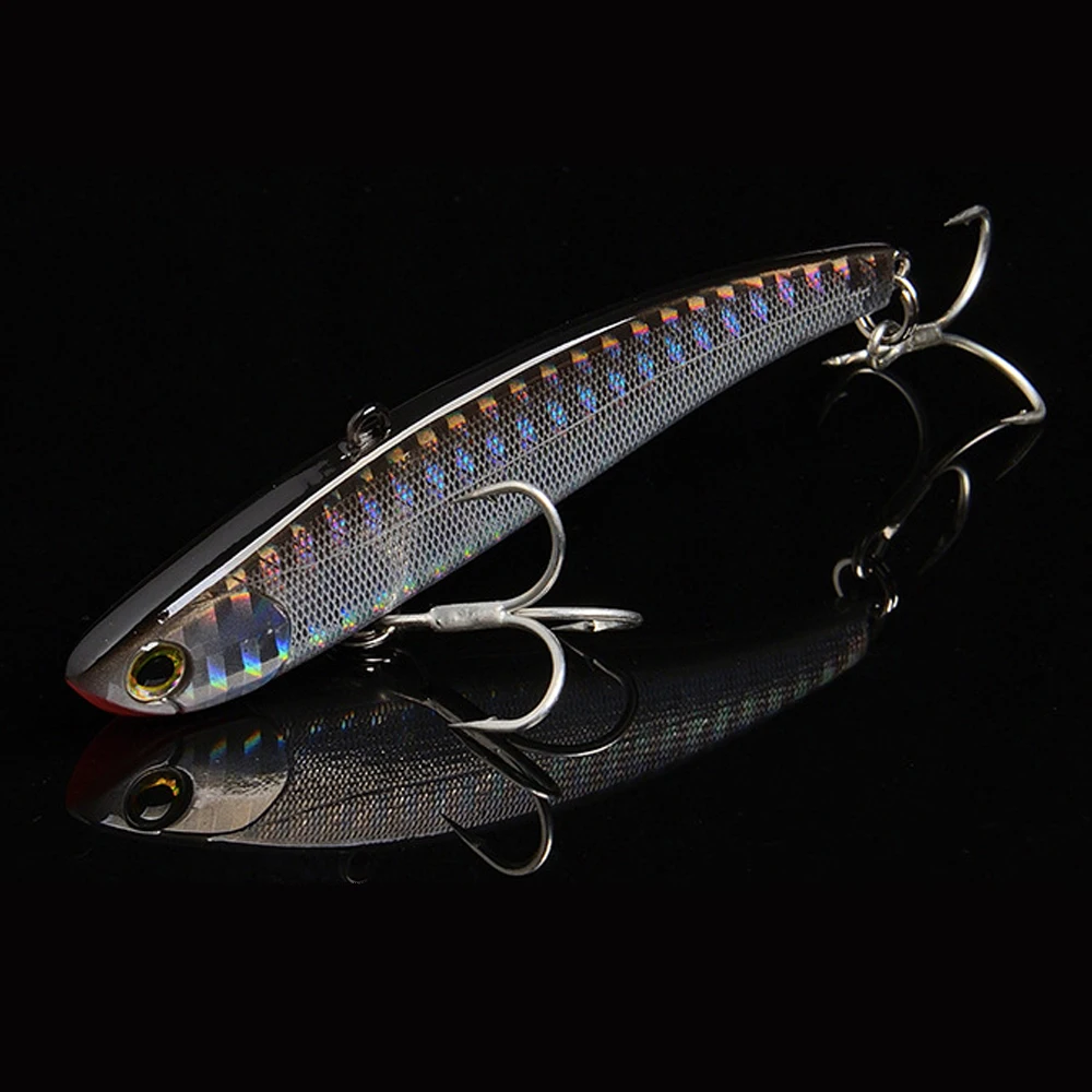 Bassland bending Knife Tremble Fishing VIB Lure 80mm 17g Long Casting Bait Siinking Artificial Swimbait With Japan Hook