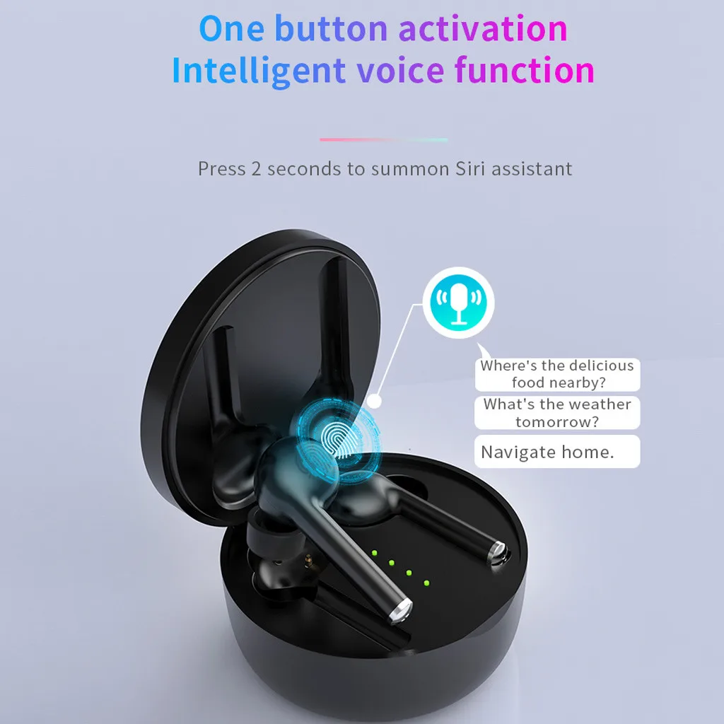 bluetooth wireless earphones For Huawei Wireless 5.0 TWS in-Ear Earbuds IPX5 Waterproof Headset 3D Stereo Sound Sport Earpiece