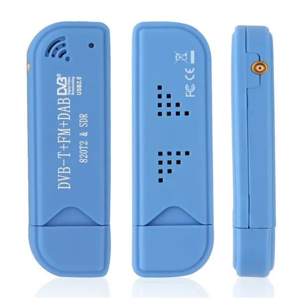 USB 2,0 цифровой сигнал DVB-T SDR+ DAB+ FM HD ТВ тюнер вставляемый приемник RTL2832U+ R820T2 Прямая
