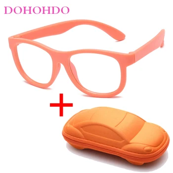 

DOHOHDO Anti-Blue Light Kids Glasses Optical Frame New Children Girls Computer Blocking Anti Reflective Eyeglasses UV400 Glasses