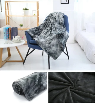 

3 Sizes Throw Blanket for Sofa Soft Fur Blanket in Faux Fur Sofa Warm Comfortable Blankets with Hairy Sherpa 160x200cm Blanket