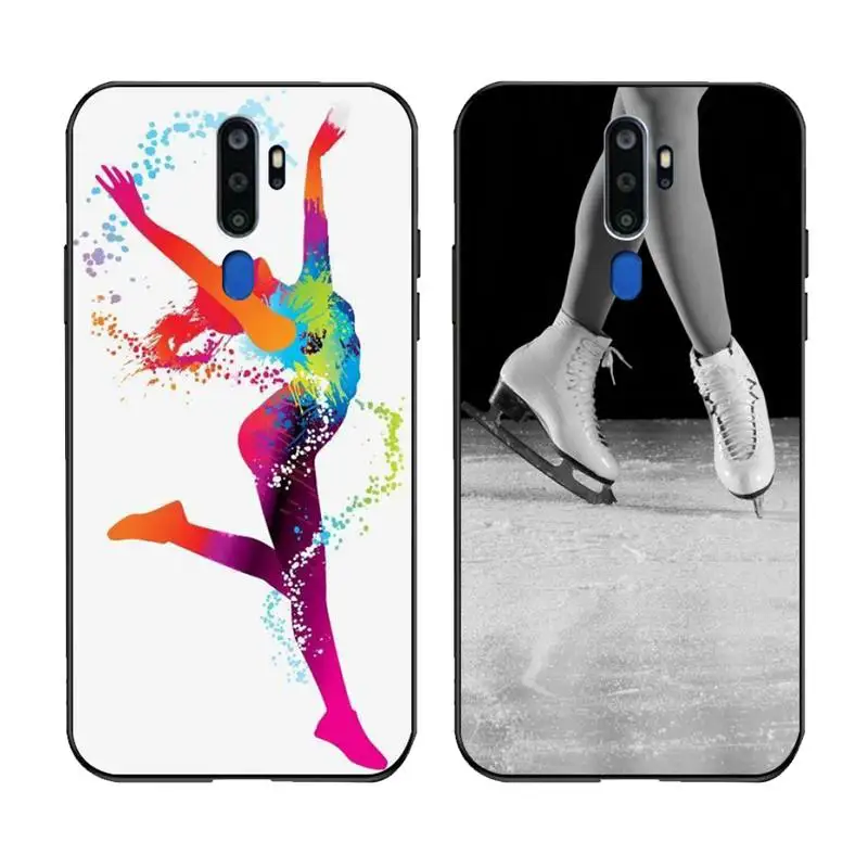 

Figure skating ice skating Phone Case For Oppo A5 A9 2020 Reno2 z Renoace 3pro A73S A71 F11