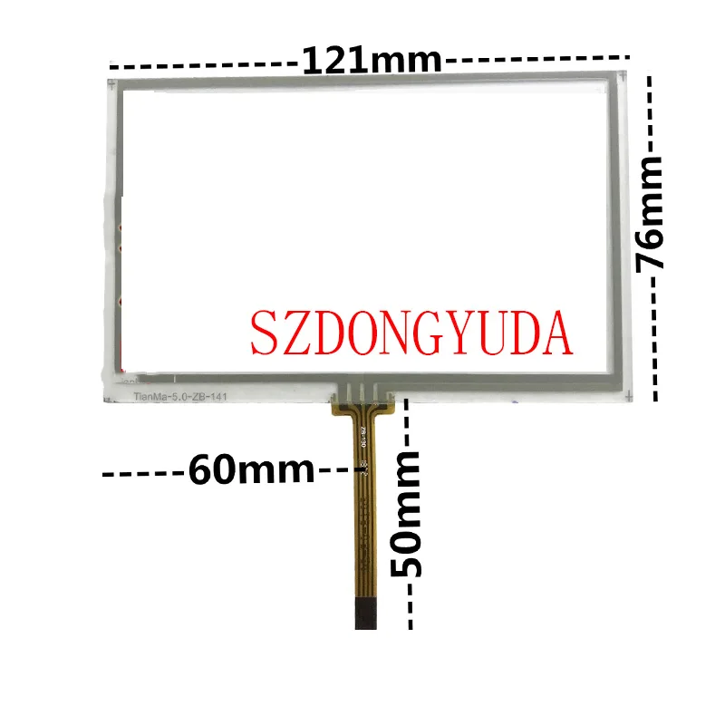 

New Touchpad 5 Inch 4-Line For Prestigio GeoVision 5120 5120BT Touch Screen Digitizer Glass Panel Sensor