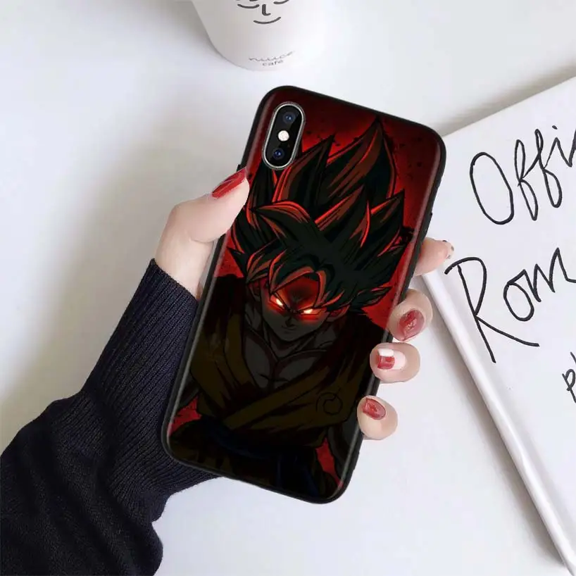 Dragon Ball Z Gofu Dbz чехол для Apple iphone 11 Pro XR XS Max X 7 8 6S Plus 5 5S SE Черный силиконовый чехол для телефона - Цвет: BS098-10