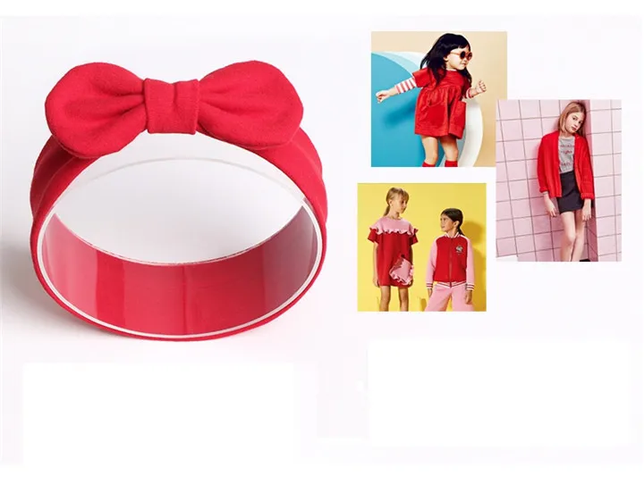 2   Baby Elastic Hairband Velvet Cotton Women Headband Solid Color Children Hair Band Headwear For Party Supplies ​​Gift To The Guests