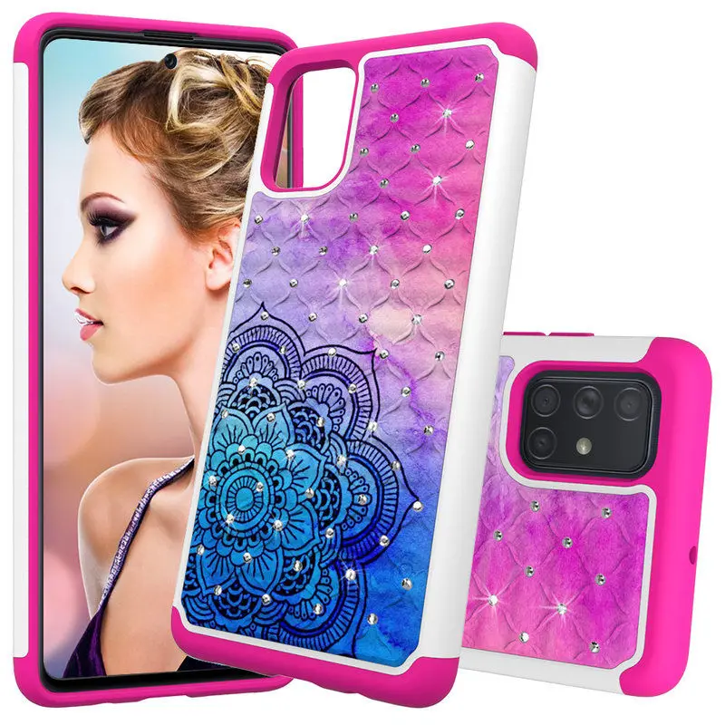 

Shockproof Armor Phone Case For Samsung Galaxy A51 Soft Silicon TPU Cover For Samsung Galaxy A 51 Fashion Colored Painted Cases