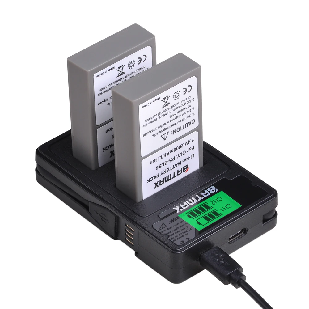 2 шт. 2000 мА · ч|for olympus|battery bls-5olympus battery bls-5 |