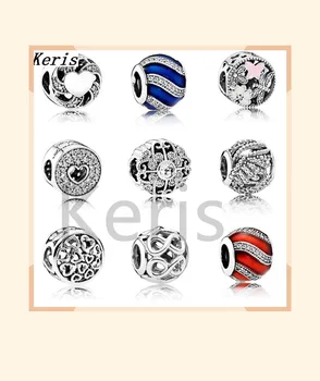 

High Quality Reproduction 1:1 100%925 Pure Silver Multi-Style Round Bead Beads Bracelet String Ornaments Set