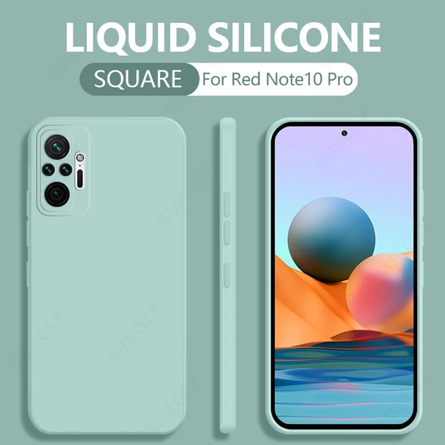 Luxury Square Phone Case For Xiaomi Redmi Note 10 11 9 Pro 10s 9s 8 7 Pro 9 9A Poco F3 X3 NFC GT M4 Mi 11 10T 11T Pro Lite Case Light Green