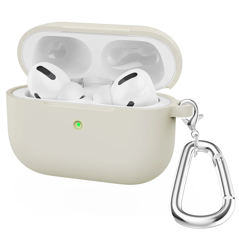 Мини Мягкий силиконовый чехол для Apple Airpods Pro противоударный чехол для Apple гарнитура для AirPods чехол s для Airpods Pro защитный чехол - Цвет: Mibaise