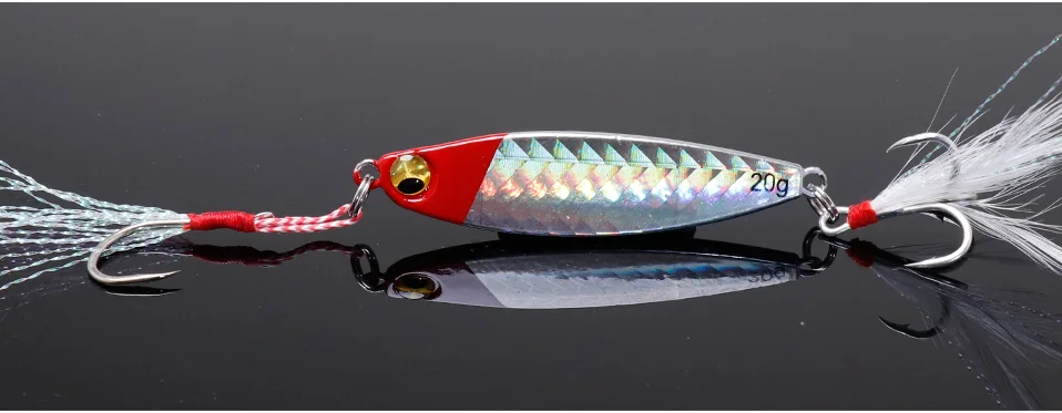 VTAVTA 15g 20g Metal Jigging Lure Vib Ice Fishing Lures Wobblers Artificial Bait For Fish Lure Pike Fishing Spoon Trout Area