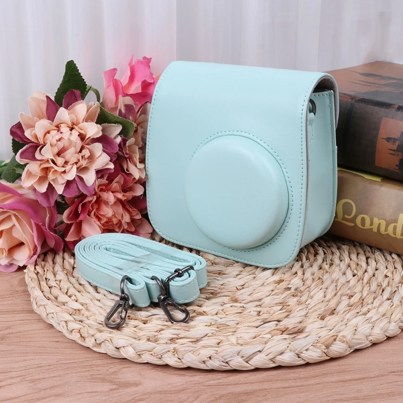 Чехол для Камеры моментальной печати Fujifilm Instax Mini, чехол из искусственной кожи с плечевым ремнем для камеры Instax Mini 9/8+/8 Polariod s