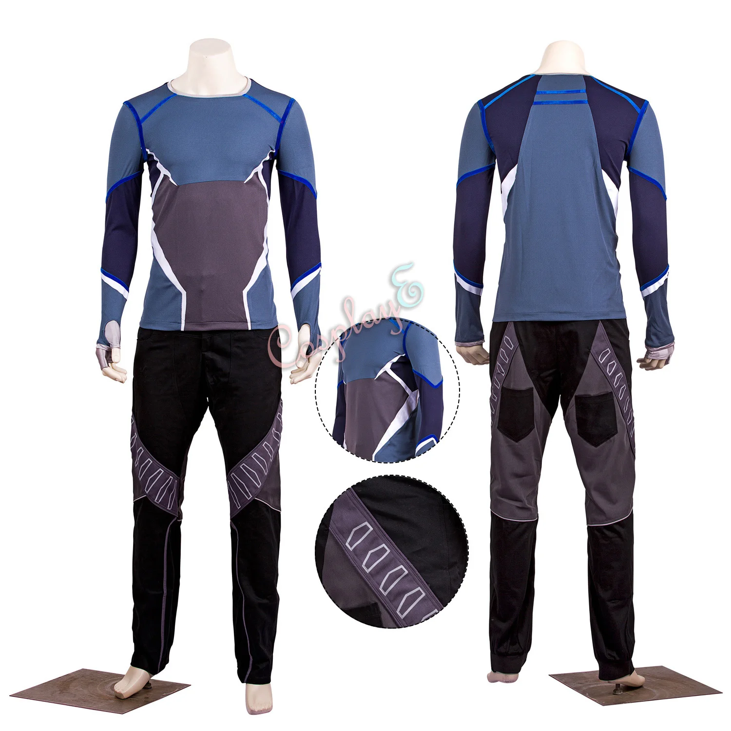 

Quicksilver Costume Avengers: Age of Ultron Cosplay Pietro Maximoff Custom Made Outfit