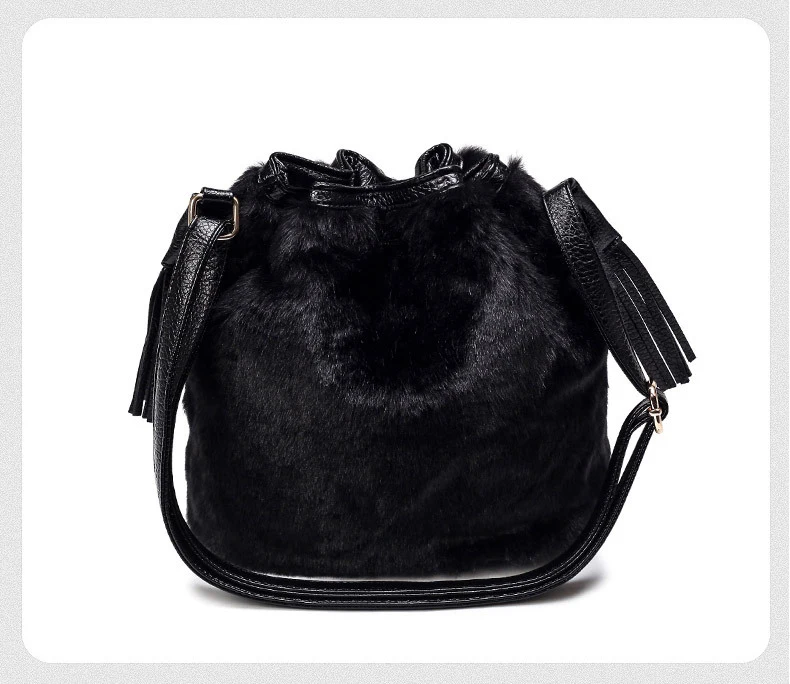Модная осенне-зимняя женская сумка на плечо, леопардовая плюшевая меховая женская сумка через плечо, женская сумка с кисточками и помпонами, Новинка