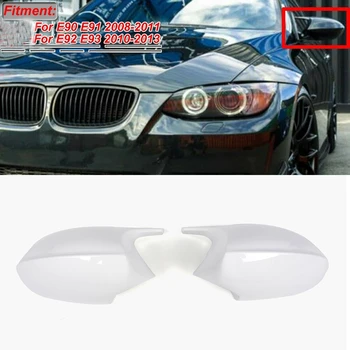 

M3 Style Side Rear View Mirror Cover Replacement White For-BMW 3 Series E90 E91 2008-2011 E92 E93 2010-2013