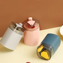 Caixa de palito de dente automático portátil transparente pop-up mesa do agregado familiar caixa de armazenamento de recipiente de palito de dente dispensador