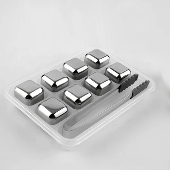 

Ice Cube Metal For Cooling Drinks Beverage Cooling Water Cool Metallic Ice For Whiskey Kitchen Dishes
