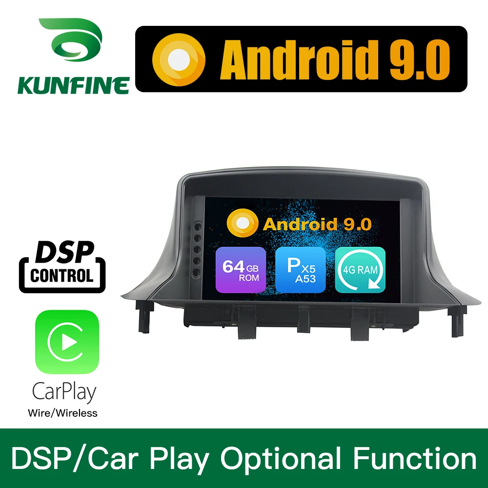 Sale Android 9.0 Octa Core 4GB RAM 64GB Rom Car DVD GPS Multimedia Player Car Stereo for RENAULT Megane III Fluence 2009-16 Radio 1