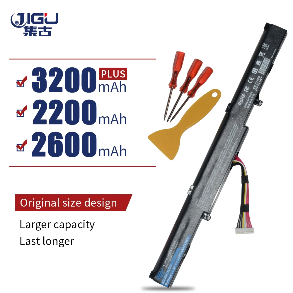 JIGU Новый сайту LaptopBattery A41-X550E A450V для ASUS X450 X550DP X450E X450J F450C X751L K751L X751MD A450E F450E K550E 4