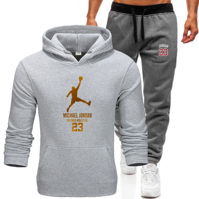 grey jordan jogging suit