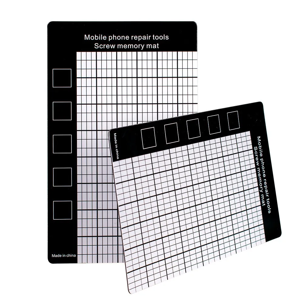 1PC K-888 Magnetic Mat Screw Mat Memory Chart Work Pad Mobile Phone Repair Tools 145 X 90mm Palm Size Fast Shipping