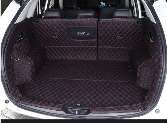 Автомобильный PU 3D стерео полностью закрытый коврик багажника для Mazda CX-5 второго поколения стайлинга автомобилей