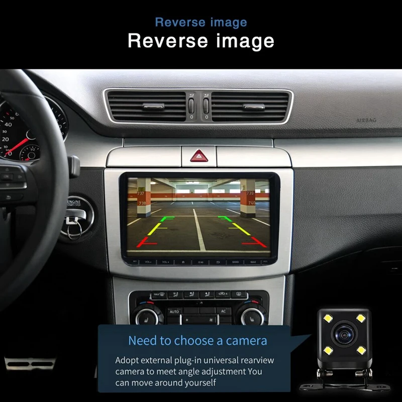 2Din Android 9,0 автомобильный 9 дюймов Радио стерео плеер Hd экран Gps навигация 4,0 Bluetooth для Vw Passat Golf Mk5 Mk6 Jetta T5 Eos T