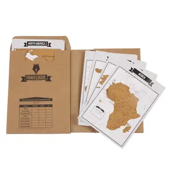 

Travel Accessories Map Notebook Tourist Journal NEW Travelogue Tips Book Gift