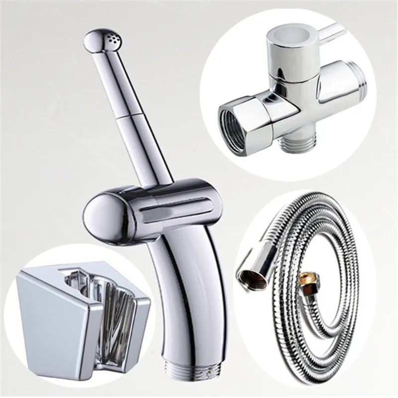 bidet set3 7 отверстий биде душ опрыскиватель портативный биде гигиенический смеситель для душа полив туалет спрей пистолет Ванная комната Туалет Биде Душ - Цвет: bidet set3