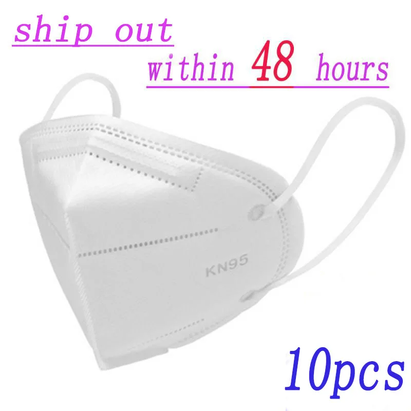

10Pcs 6 Layers PM2.5 N95 Face Mask Safety Protective Mask FFP3 Mask Reusable Masks N95 Mouth Mask Filter Better Than ffp2 kf94
