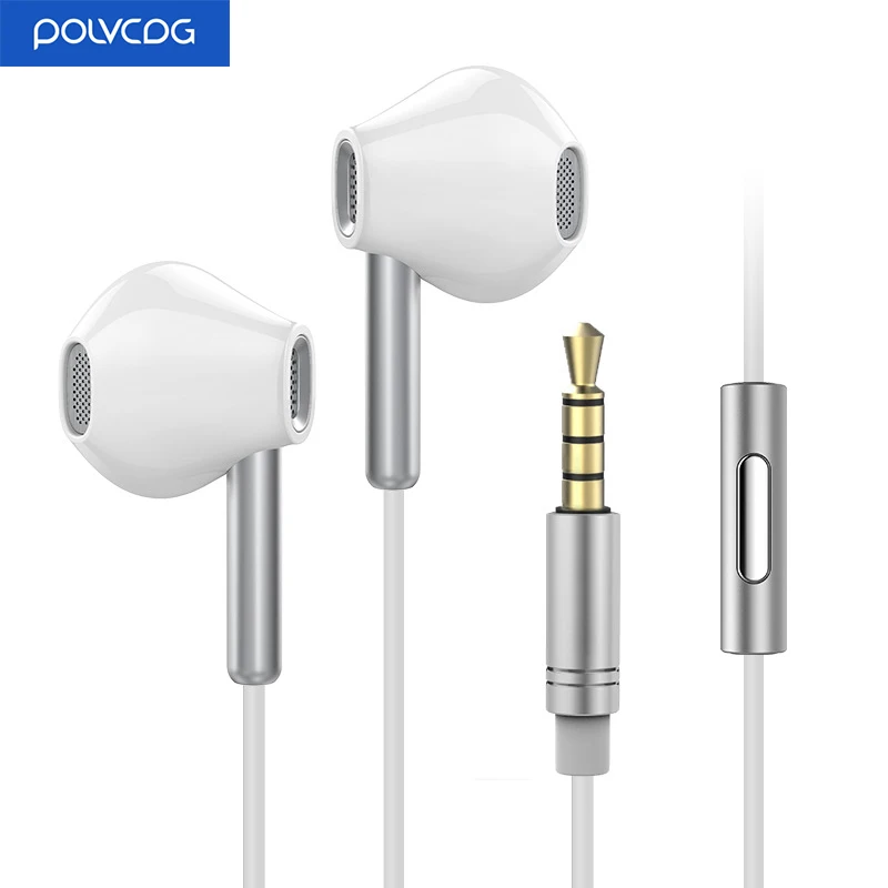 

POLVCDG D1 Universal Wired Earphone For Phones New Style Wire Control Built-in Microphone Subwoofer Earphone Sport Music Earbuds
