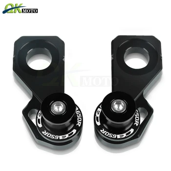 

Motorcycle CNC Aluminum accessories Rear Wheel Axle Stand bracket Pick Up Hook Set For Honda cb 650r CB650R Neo Sports Cafe 2019