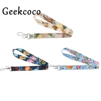 

10pcs/lot J1240 Cartoon Little Prince Keychain Lanyards Neck Straps for Keys ID Card Pass Gym USB Phone lanyard DIY Hang Rope