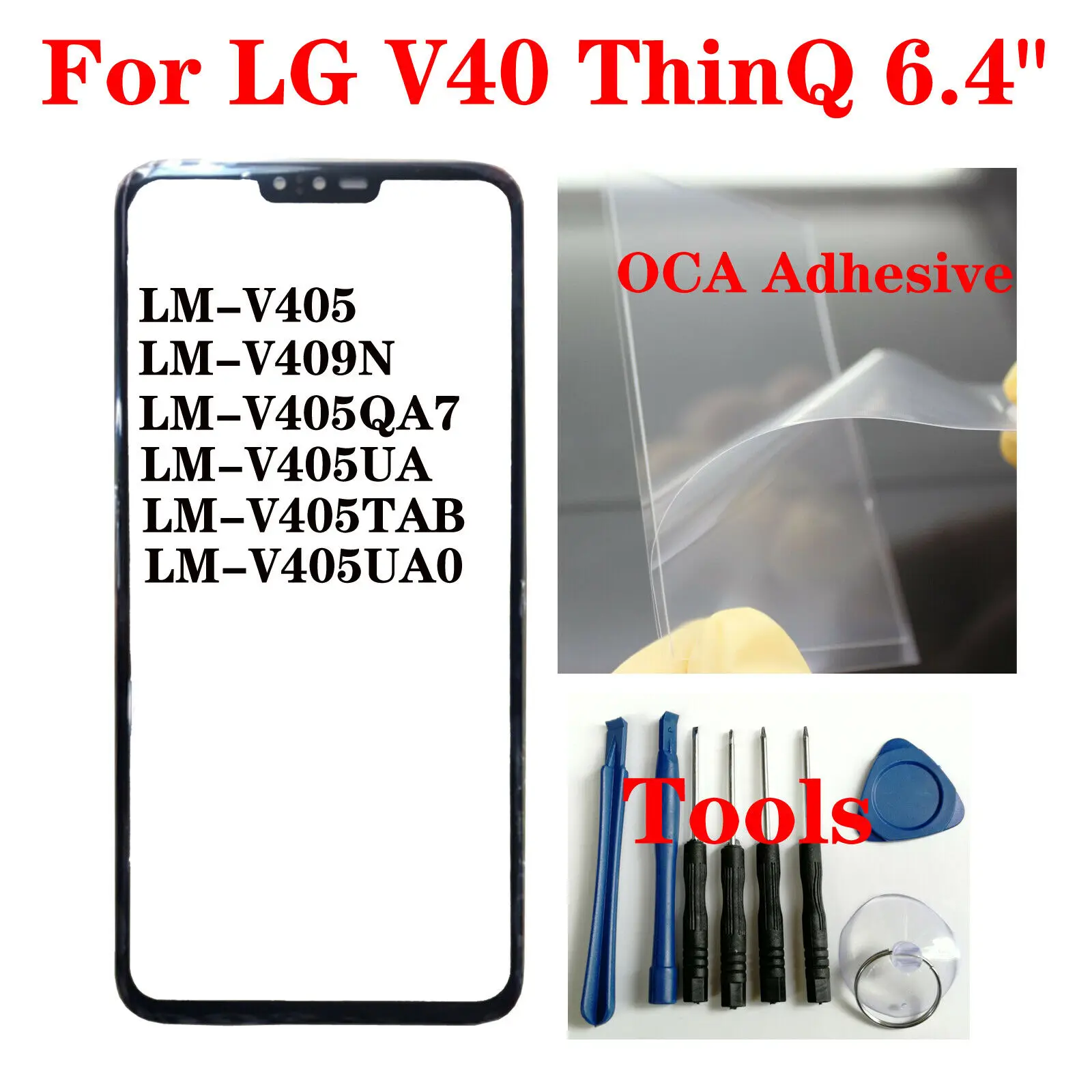

Внешний фронтальный экран 6,4 дюйма для LG V40 ThinQ LM-V405 V405QA7 V405UA V405TAB V405UA0