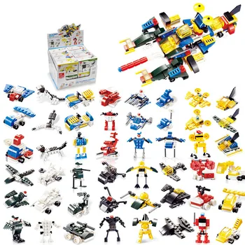 

359Pcs/Set 16-In-1 Q Robot Flight Of Fury STEM Bricks Small Particle Building Blocks Educational Toy Set
