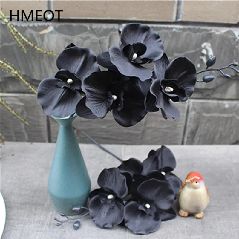 Black Artificial Flowers Decorations Wedding Flower Artificial Flower