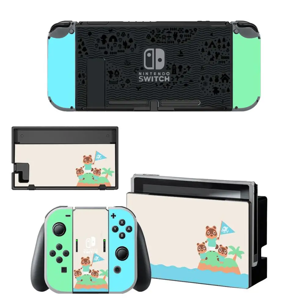 

Animal Crossing Screen Protector Sticker Skin for Nintendo Switch NS Console Dock Charger Stand Holder Joycon Controller Skin