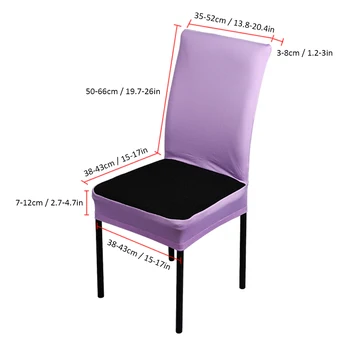 

New 2pcs/set Breathable Cover Stretchable Dining Chair Seat Covers Chair Slipcovers Protectors Wedding Events Decoration