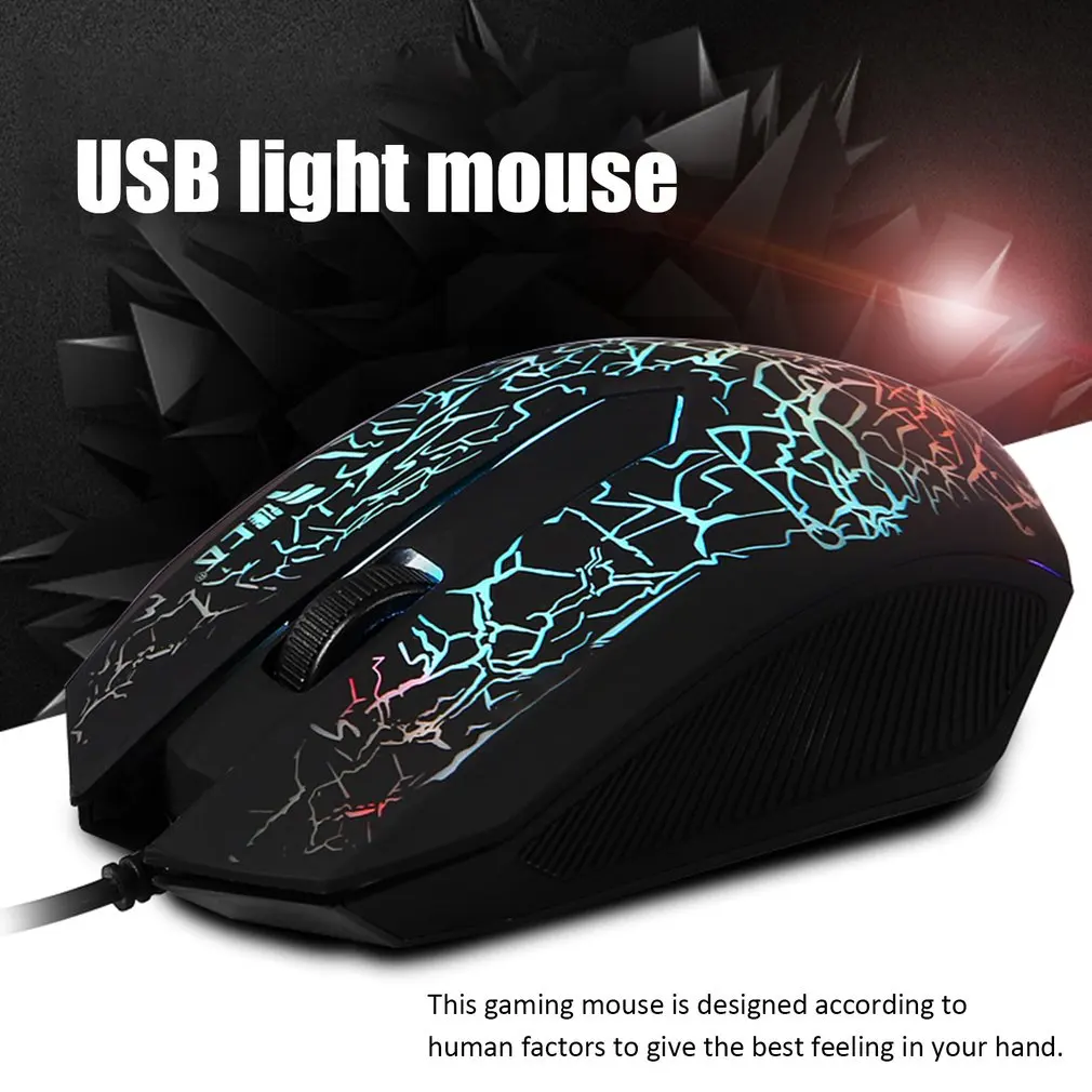 

Wired Gaming Mouse 3200DPI LED Optical 3 Buttons 3D USB Pro Gamer Computer Mice For PC Adjustable USB Wired Computer Mouse